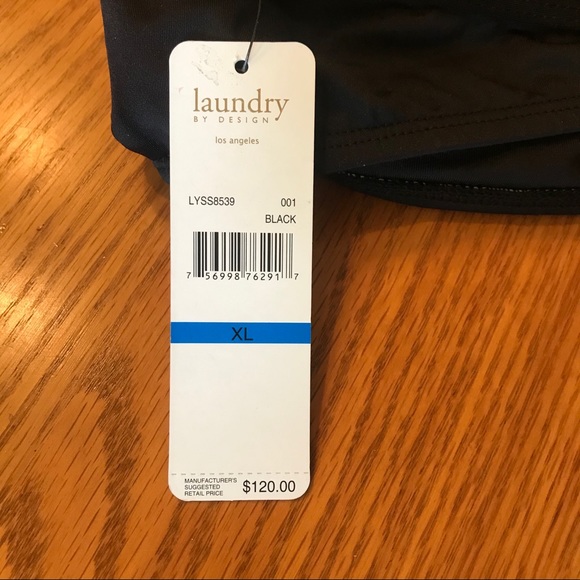 NWT Laundry by Design- Lace trim bikini top - Picture 4 of 8